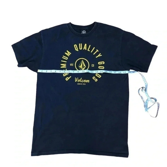 Volcom Navy Graphic T-Shirt | Size M - Picture 4 of 7